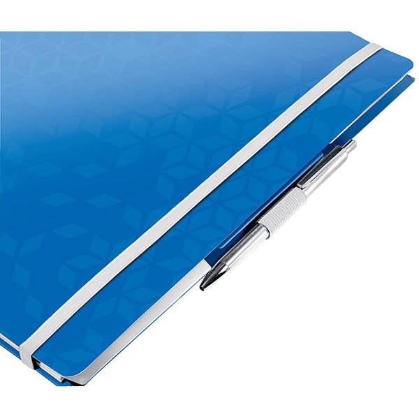 Caiet de birou LEITZ, matematica, A4, 80 file, legatura spirala, albastru