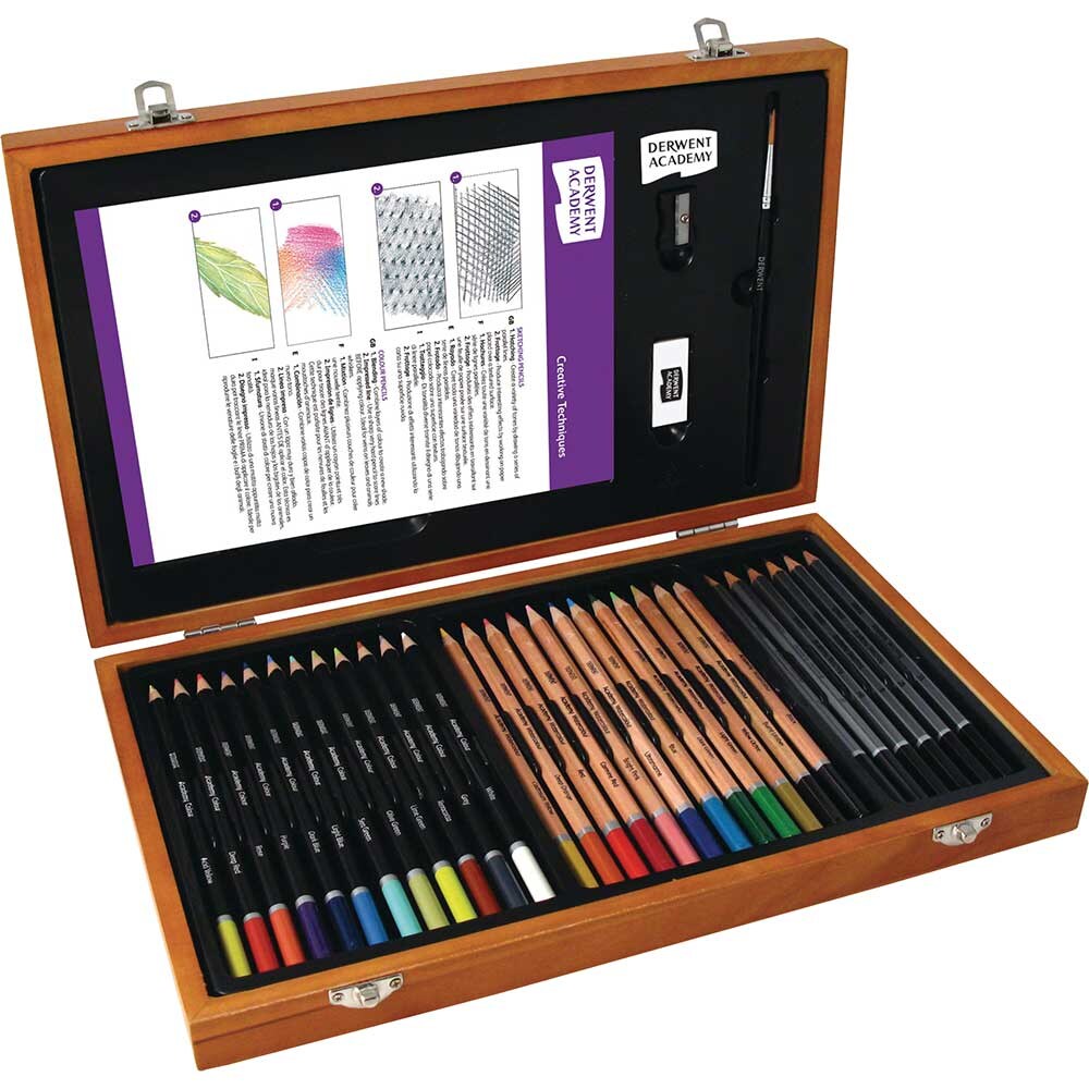 Set pentru desen DERWENT Academy, 35 piese