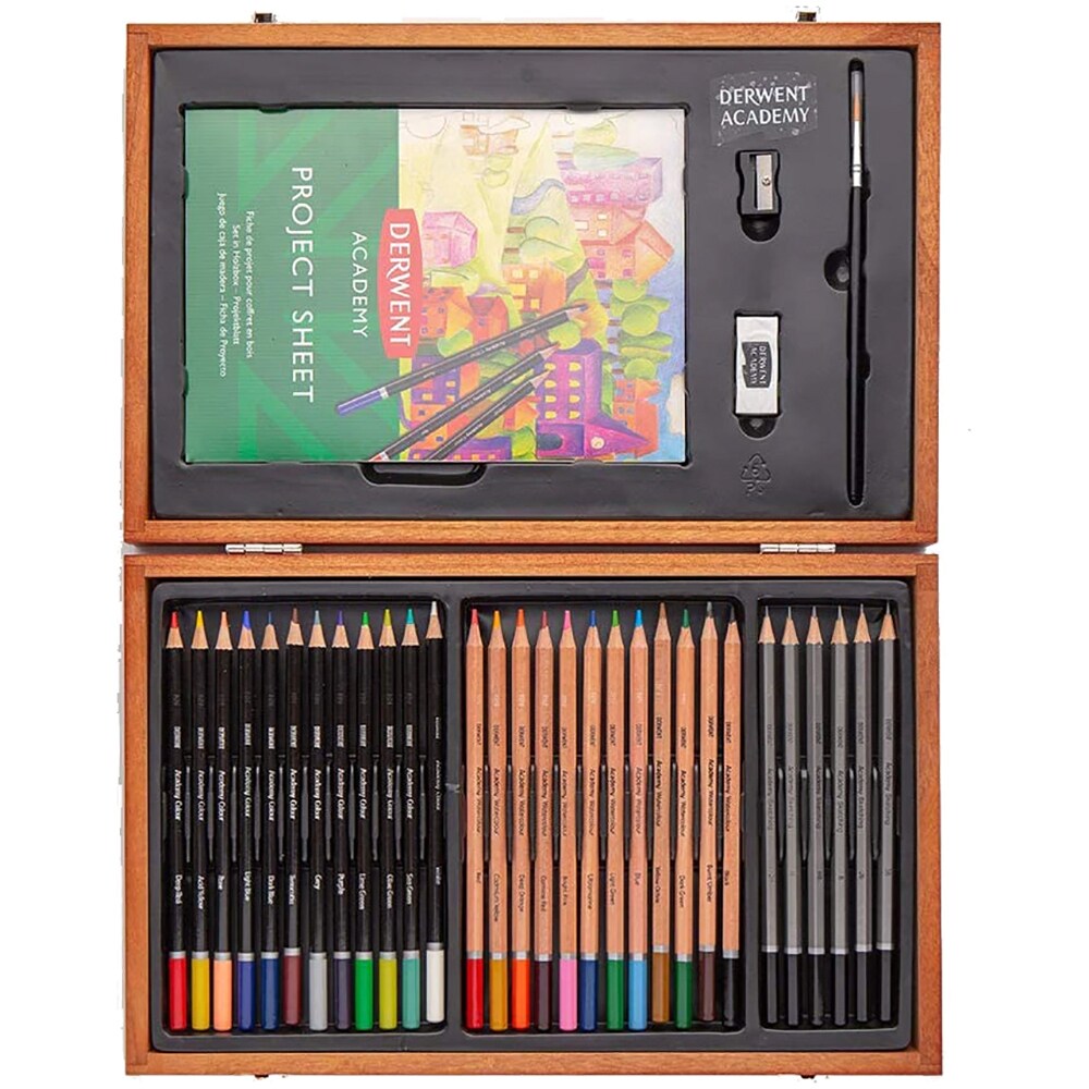 Set pentru desen DERWENT Academy, 35 piese