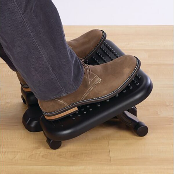Suport picioare KENSINGTON SoleMassage, inaltime reglabila, negru