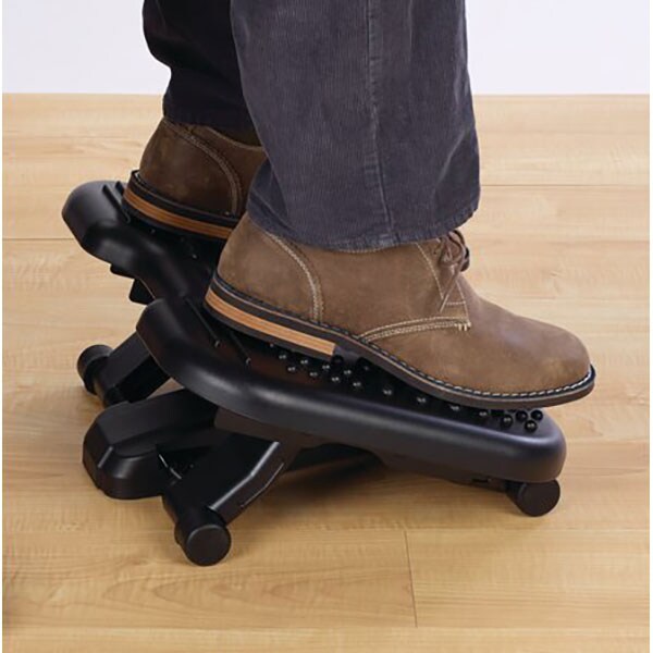 Suport picioare KENSINGTON SoleMassage, inaltime reglabila, negru