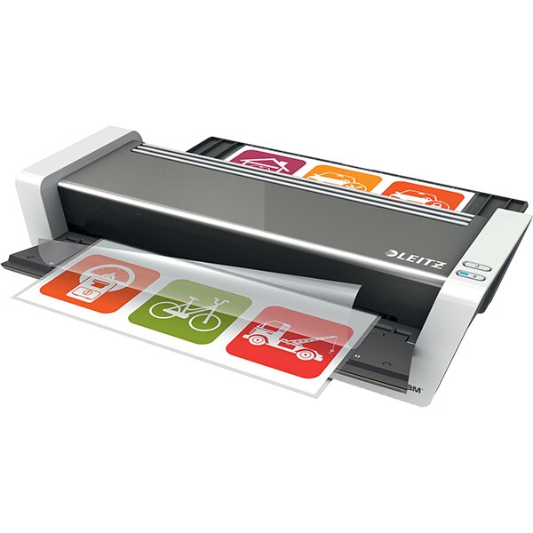 Laminator LEITZ iLAM Touch 2, A3, kit folii laminare inclus, argintiu