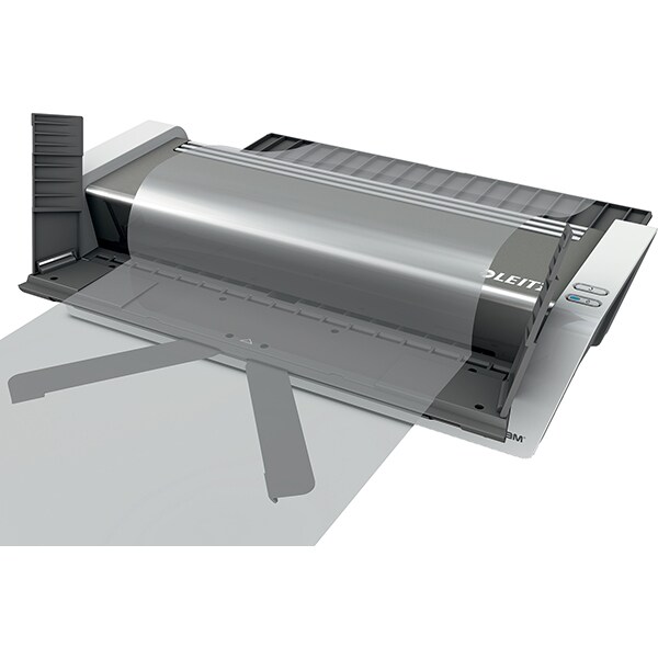 Laminator LEITZ iLAM Touch 2 Turbo S, A3, kit folii laminare inclus, argintiu