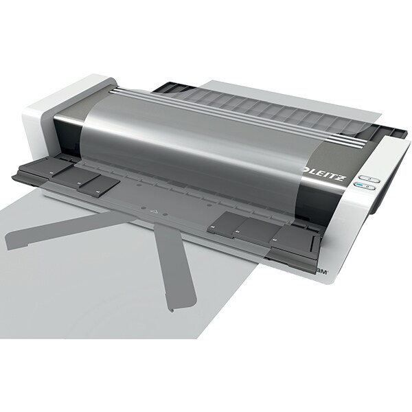 Laminator LEITZ iLAM Touch 2 Turbo S, A3, kit folii laminare inclus, argintiu