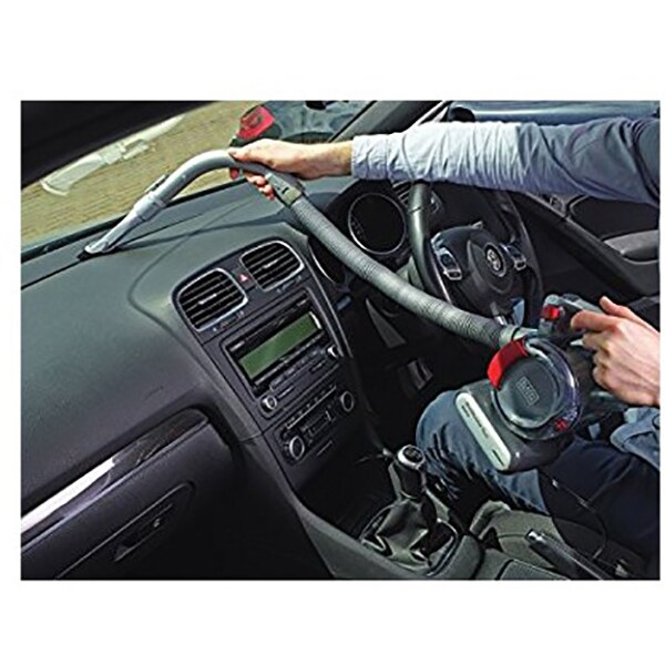 Aspirator auto BLACK & DECKER PD1200AV, 0.56l, 12V, argintiu