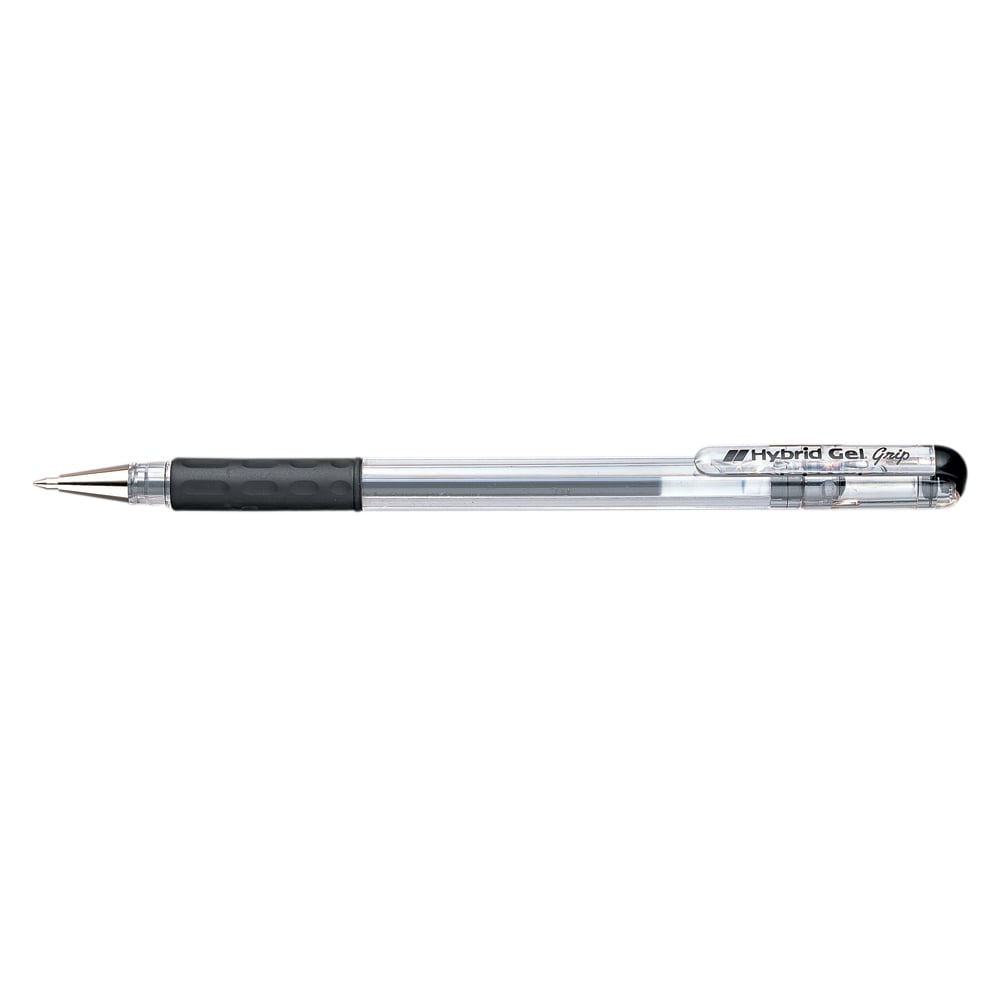 Roller cu gel PENTEL Hybrid GelGrip, 0.6 mm, negru