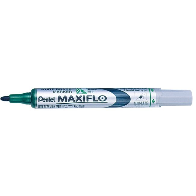 Marker pentru tabla PENTEL Maxiflo, 4 mm, verde