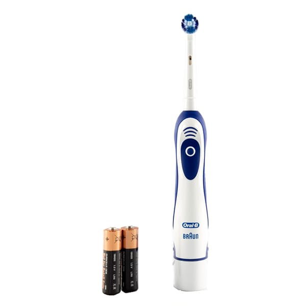 Periuta de dinti electrica cu baterie ORAL-B Pro expert DB4.010, 9600 rotatii/minut, 1 program, 1 capat, alb-albastru