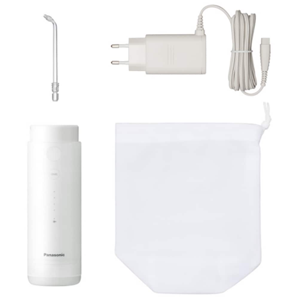 Irigator bucal PANASONIC EW-DJ4B-W503, 1 capat, 150ml, Tehnologie ultrasunete, alb