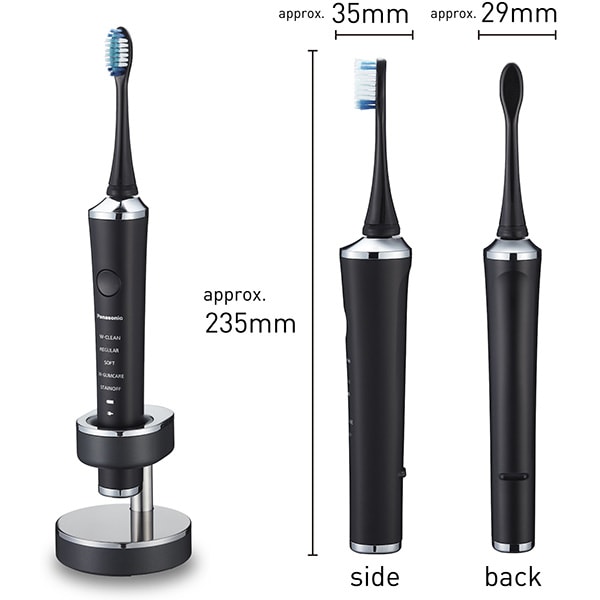 Periuta de dinti PANASONIC EW-DP52-K803, 31000 miscari/min, 5 programe, 5 capete, negru