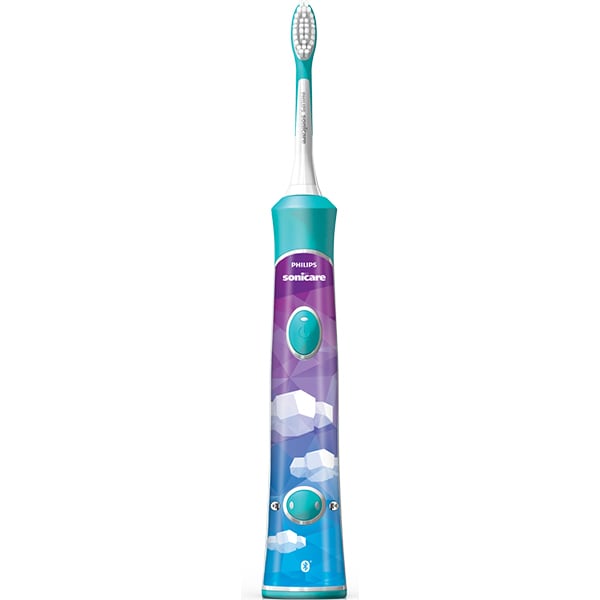 Periuta de dinti electrica pentru copii PHILIPS Sonicare For Kids HX6322/04, 62000 miscari/min, 2 programe, 2 capete, albastru