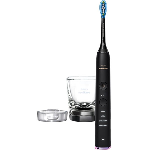 Periuta de dinti electrica PHILIPS Sonicare DiamondClean Smart HX9901/13, Bluetooth, 62000 miscari/min, 4 programe, 1 capat, negru