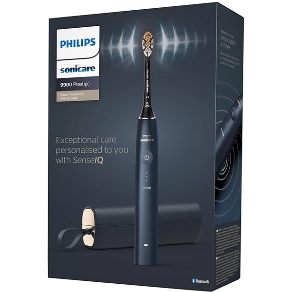 Periuta de dinti electrica PHILIPS Sonicare Prestige 9900 HX9992/12, 5 programe, 62000 miscari/min, 1 capat, Midnight Blue