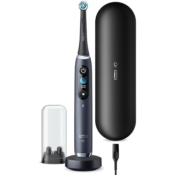Periuta de dinti electrica ORAL-B iO9, Bluetooth, Curatare 3D, 7 programe, 1 capat, negru