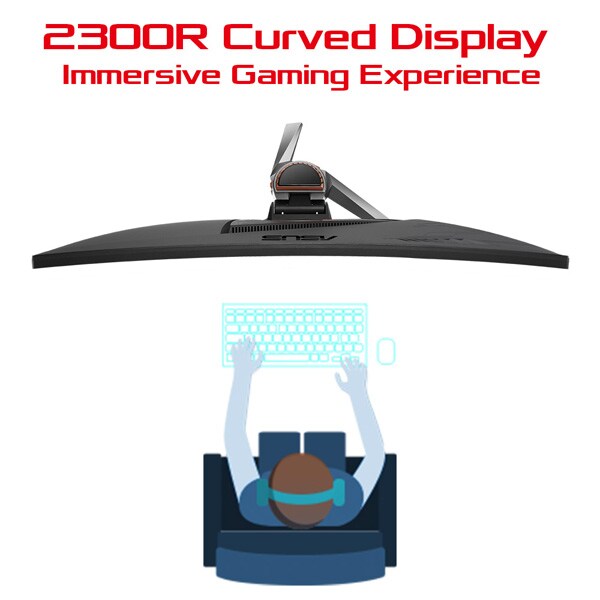 Monitor Gaming curbat LED IPS ASUS ROG Swift PG348Q, 34", QHD, 100Hz, titanium
