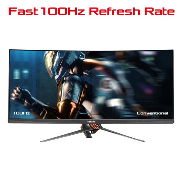 Monitor Gaming curbat LED IPS ASUS ROG Swift PG348Q, 34", QHD, 100Hz, titanium