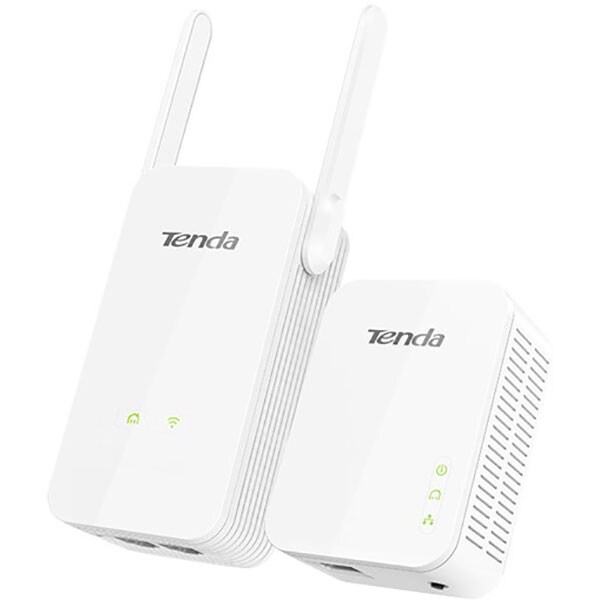 Kit adaptor Powerline Wireless TENDA PH5 AV1000, Gigabit, alb