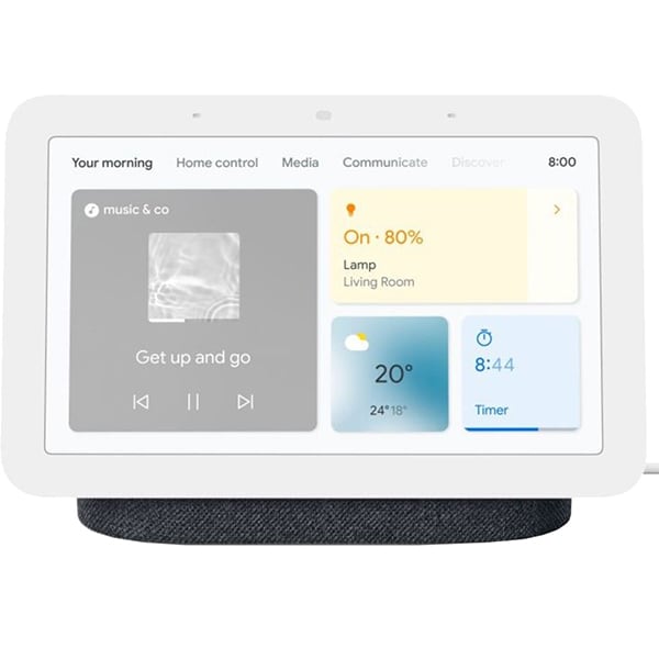 Boxa inteligenta GOOGLE Nest Hub 2, Wi-Fi, Bluetooth, Ecran Touch, negru