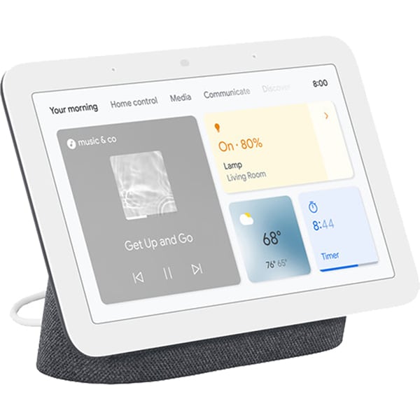 Boxa inteligenta GOOGLE Nest Hub 2, Wi-Fi, Bluetooth, Ecran Touch, negru