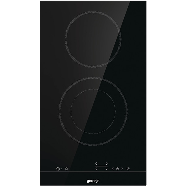 Plita incorporabila GORENJE ECT322BSC, Vitroceramica, 2 arzatoare, Touch Control, negru