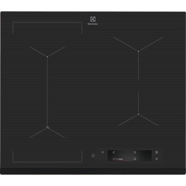 Plita incorporabila ELECTROLUX EIS6448, Inductie, 4 arzatoare, gri inchis