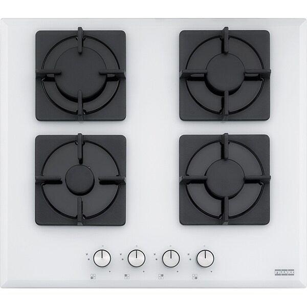 Plita incorporabila FRANKE New Square FHNS 604 4G WH C, Gaz, 4 arzatoare, alb