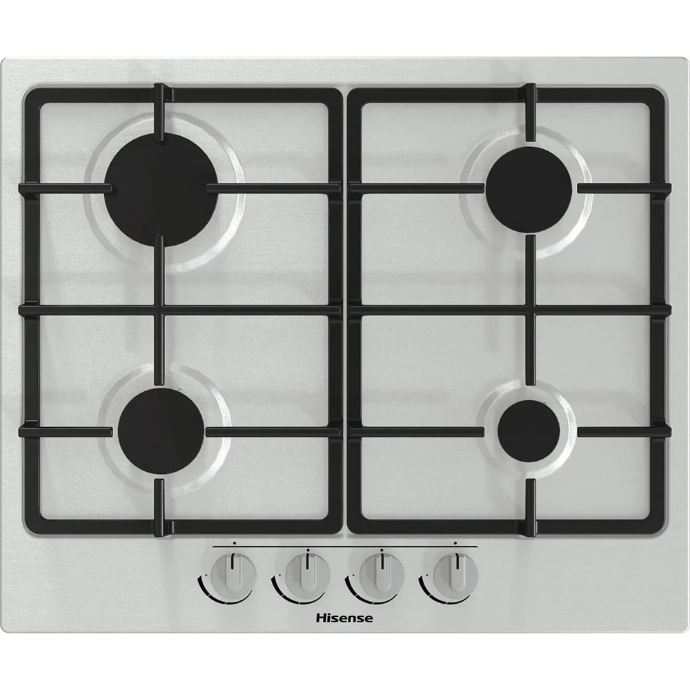 Plita incorporabila HISENSE GM643XF, Gaz, 4 arzatoare, inox