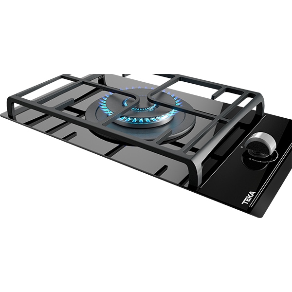 Plita incorporabila TEKA GZC 31330 XBN, Gaz, 1 arzator, negru