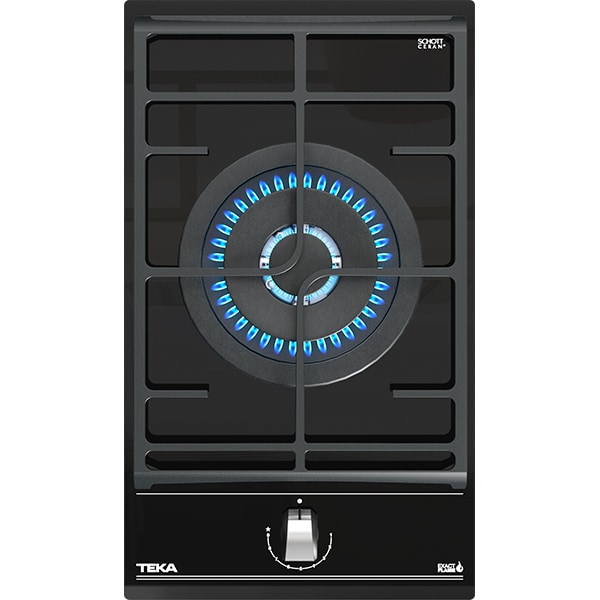 Plita incorporabila TEKA GZC 31330 XBN, Gaz, 1 arzator, negru