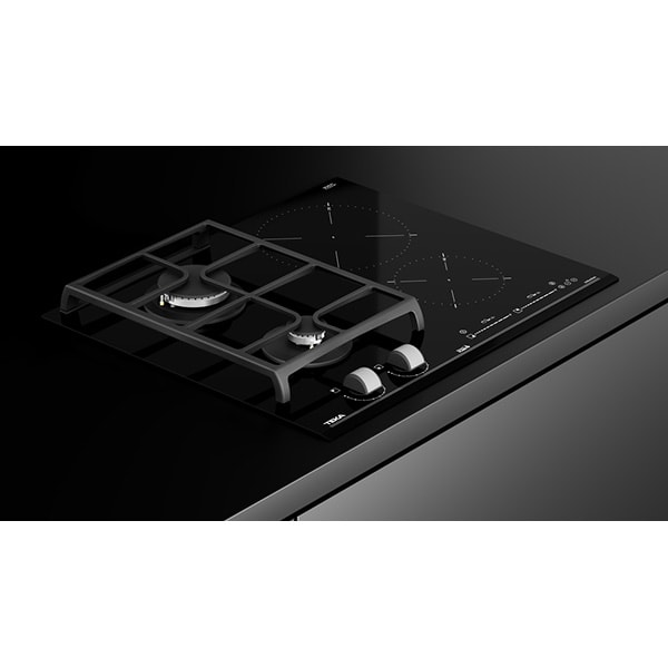 Plita incorporabila TEKA JZC 64322 ABN BK, 4 arzatoare, Mixta, negru