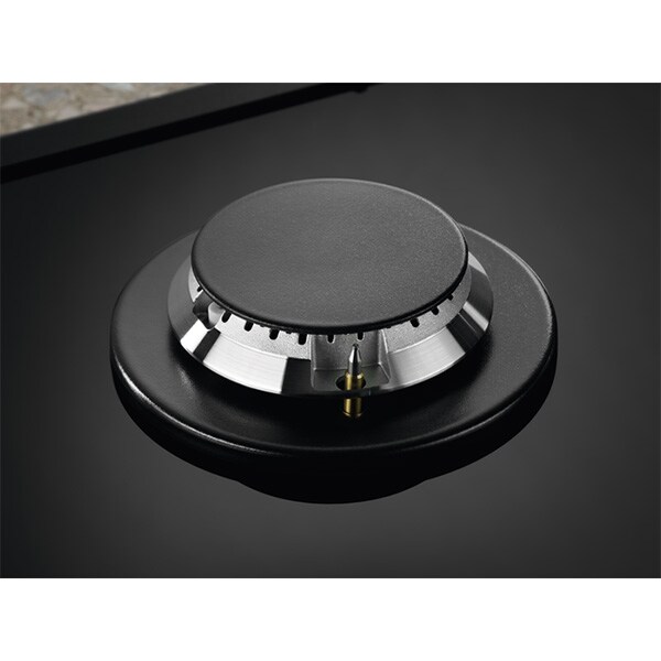 Plita incorporabila ELECTROLUX KGG75365K, Gaz, 5 arzatoare, Wok, negru