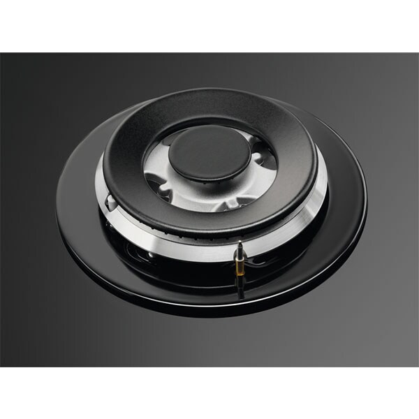 Plita incorporabila ELECTROLUX KGG7536K, Gaz, 5 arzatoare, Wok, negru