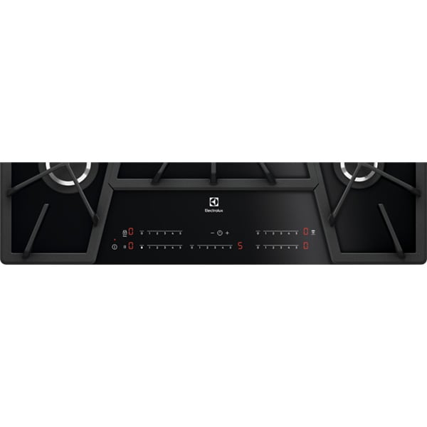 Plita incorporabila ELECTROLUX KGV7539IK, Gaz, 5 arzatoare, Wok, Touch control, negru