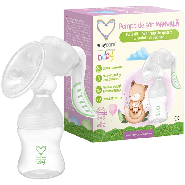Pompa de san manuala EASYCARE EASY00149, 180ml, transparent-verde