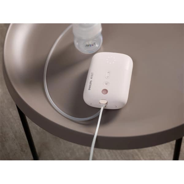Set de alaptare cu pompa de san electrica PHILIPS AVENT SCD39521, 260ml, roz-albastru