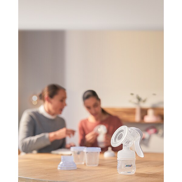 Pompa de san manuala PHILIPS AVENT SCF430/13, 260ml, alb-transparent