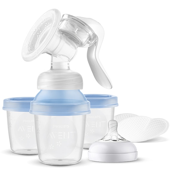 Pompa de san manuala PHILIPS AVENT SCF430/13, 260ml, alb-transparent