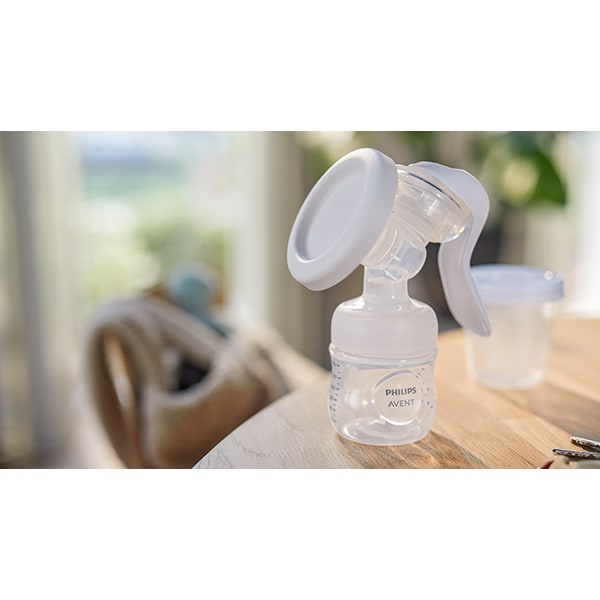 Pompa de san manuala PHILIPS AVENT SCF430/13, 260ml, alb-transparent
