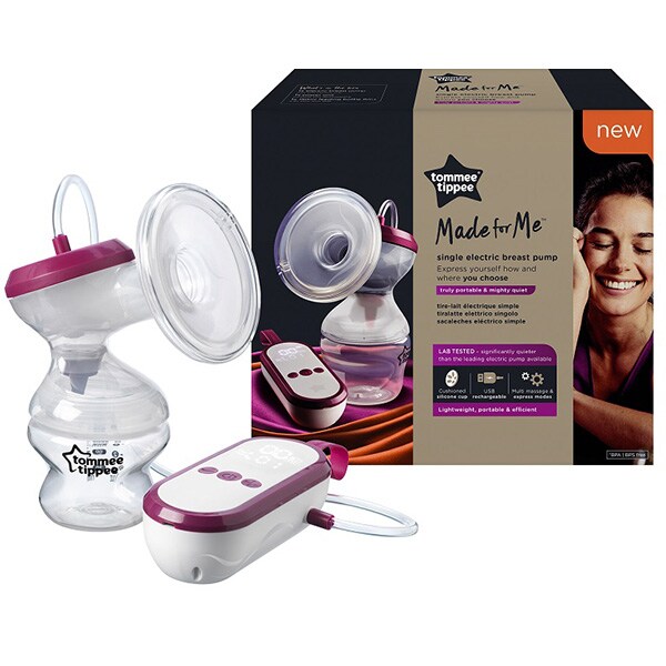 Pompa de san electrica cu 9 nivele TOMMEE TIPPEE TT0247, 150ml, mov-transparent