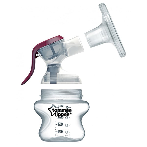 Pompa de san manuala TOMMEE TIPPEE TT0256, 150ml, mov-transparent
