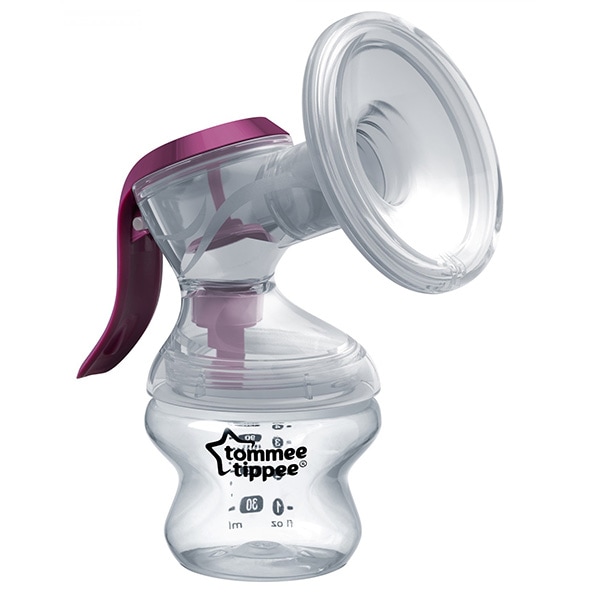 Pompa de san manuala TOMMEE TIPPEE TT0256, 150ml, mov-transparent