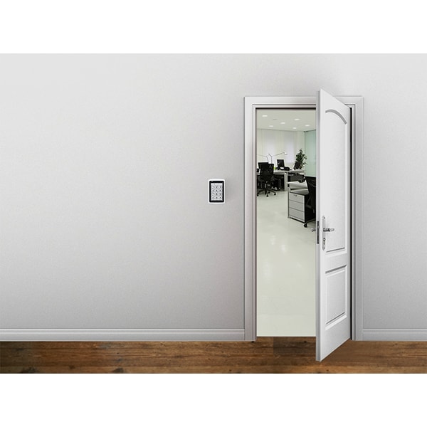 Tastatura control acces PNI DK101, stand alone, cititor de card, gri-negru