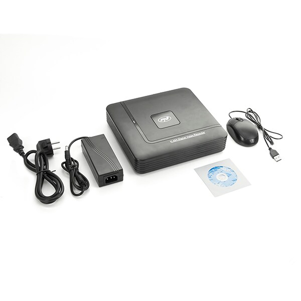 DVR / NVR PNI House H804, 8 canale IP sau 4 canale analogice, negru
