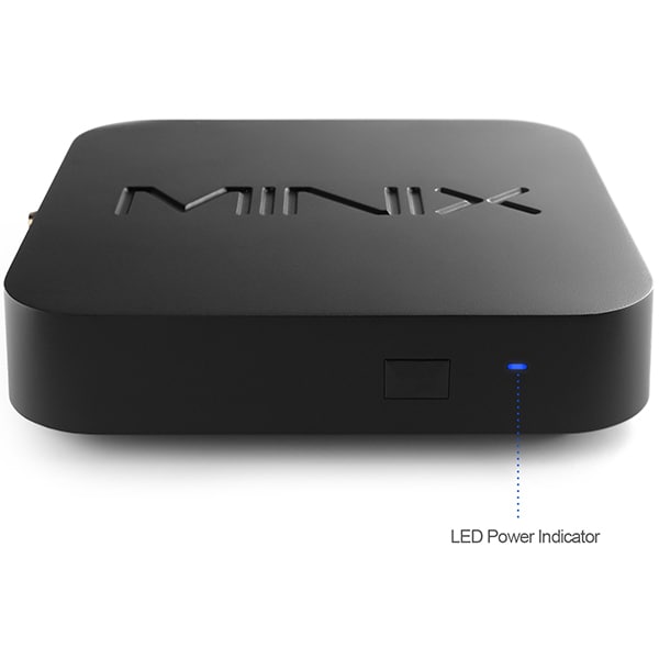 Mini PC MINIX Neo U22-XJ, 4K, Octa Core, 32GB, 4GB Ram, Wi-Fi, Android, negru