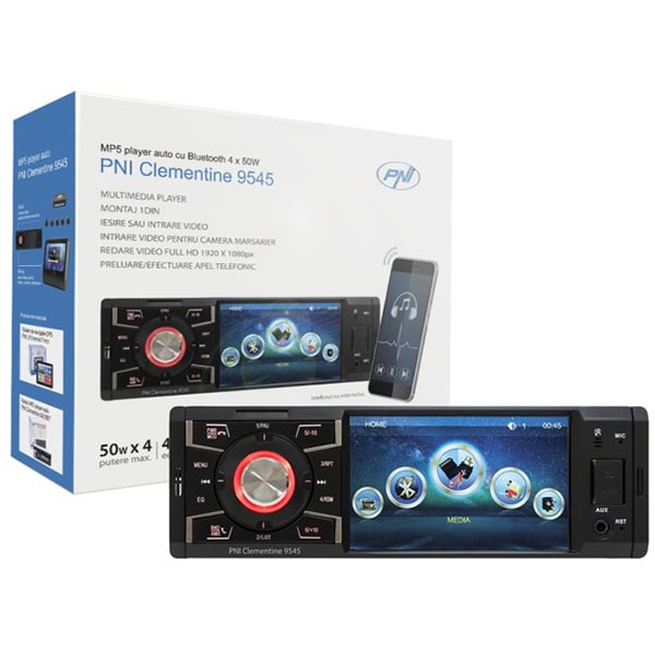 Player auto PNI MP5-9545, 4 x 50W, Bluetooth, USB