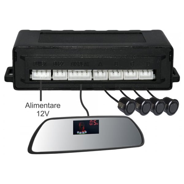 Senzori parcare cu afisaj in oglinda PNI P03