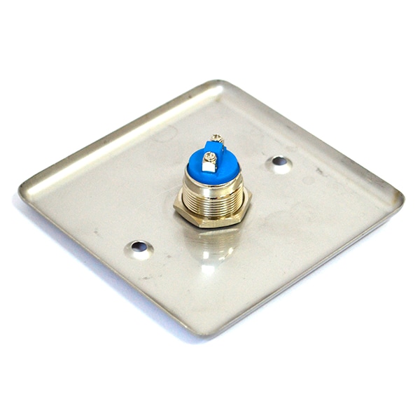 Intrerupator de acces SILVERCLOUD PB202, incastrabil , gri metalic