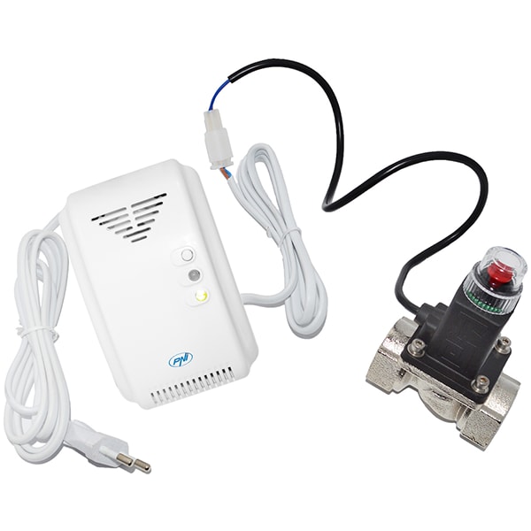 Kit senzor gaz PNI SH200 si electrovalva 3/4 Inch