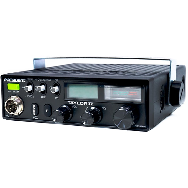 Statie radio CB PRESIDENT Taylor IV, ASQ, AM/FM, USB