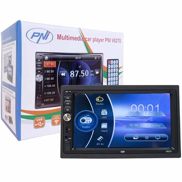 Media receiver auto PNI V6270, 7" Touch, Bluetooth, USB